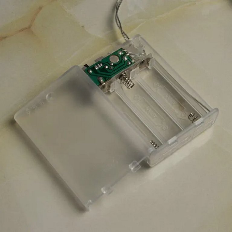 Гирлянда комнатная Нить  4м, 40 теплых ламп, 2 реж., прозрачный провод