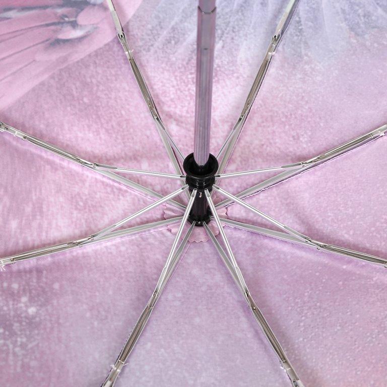Зонт женский суперавтомат Fabretti, облегченный, 3 сложения, сатин