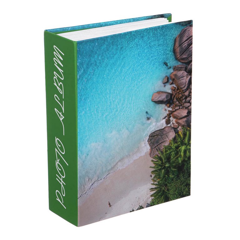 Фотоальбом 100 фото 10*15см "Пляж" 16,7*13*2,8 см обложка картон