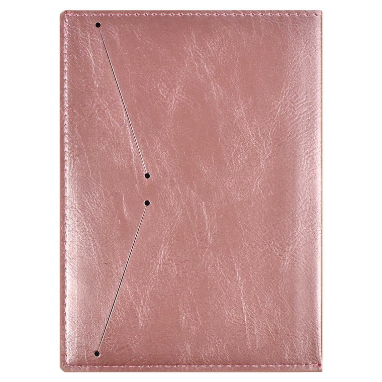 Карман для кредитных, дисконтных карт, пропусков, розовый