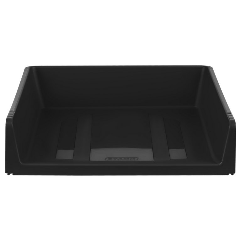 Лоток горизонтальный Стамм "Базис" черный