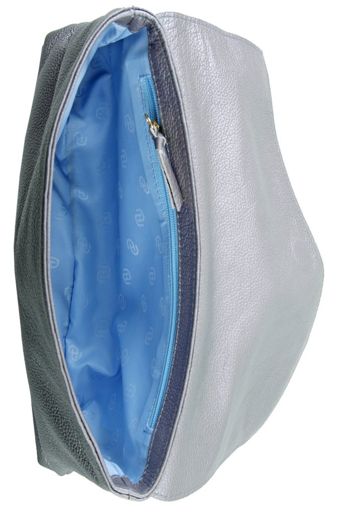 Сумка женская Frija Metallisee gris, нат. кожа