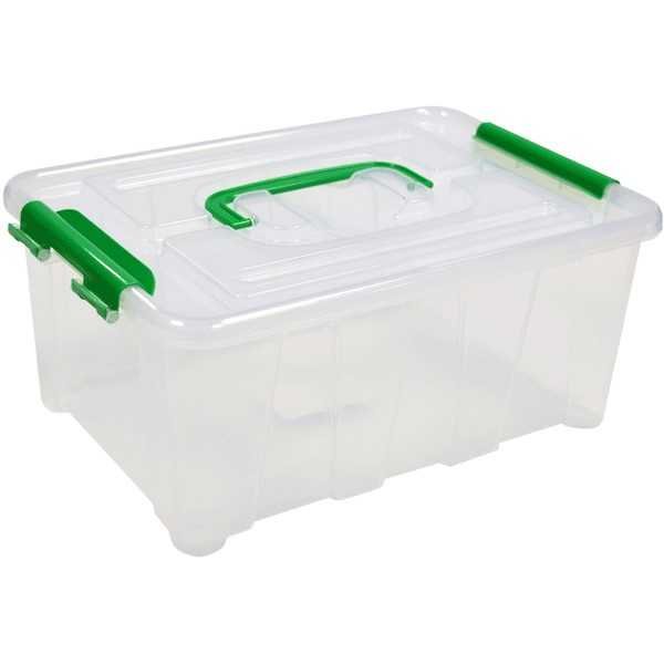Контейнер для хранения, 4 л. 285x190x120 мм, пластиковый, с крышкой "deVENTE"