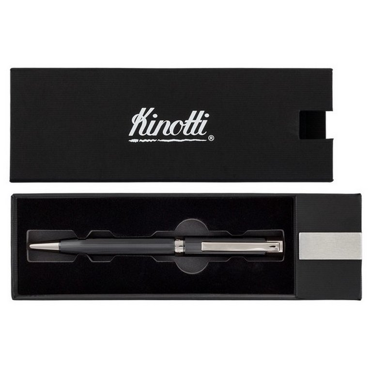 Ручка шариковая Kinotti "Mascagni" подар.футляр, синяя 1мм (стерж.98мм тип Parker)