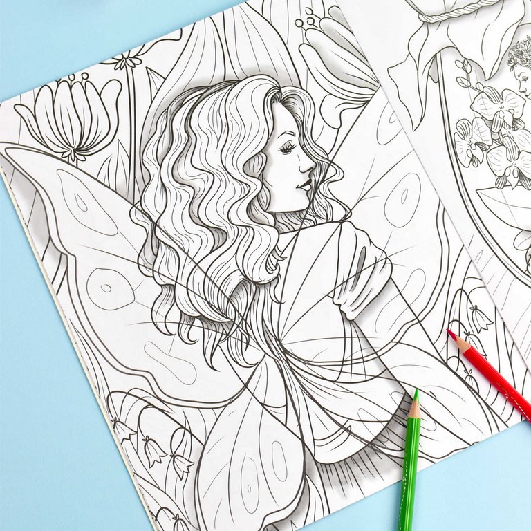 Раскраска А4 "Фэнтези. Феи и Эльфы" 8л Феникс+