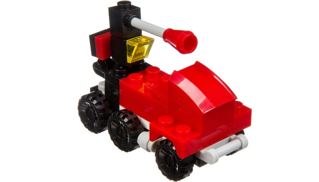 Конструктор пластиковый   АССОРТИ 3в1 "Пожарные" 8 видов Bondibon