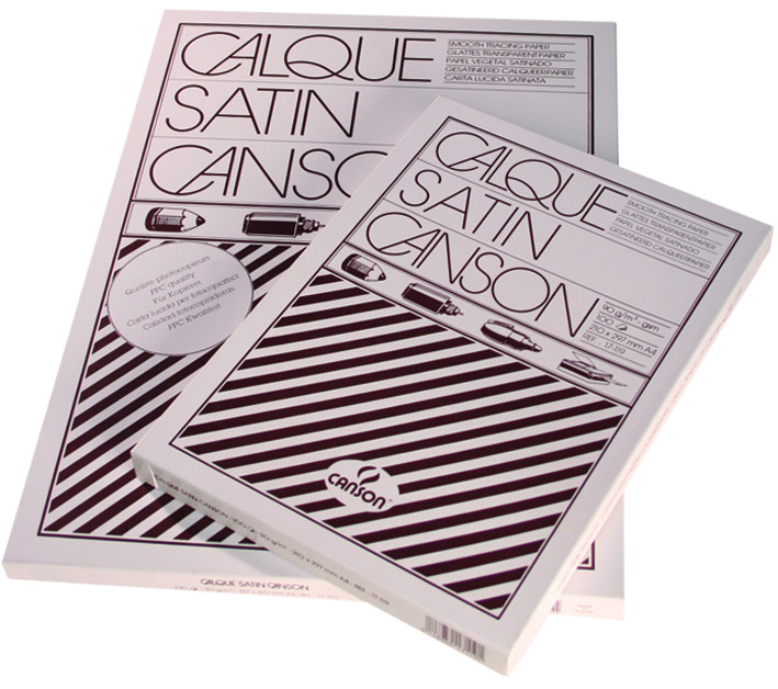 Калька А3 Canson карандаш/тушь, 90 г/м2, 250 л