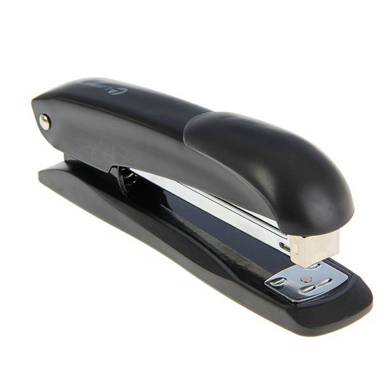 Степлер 24/6 до 30л металлический, Lamark Ulrich, черный с антистеплером