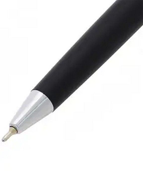 Ручка шариковая Flair "Voyager" подар.футл., корпус коричневый с черн метал., синяя 0,7 мм