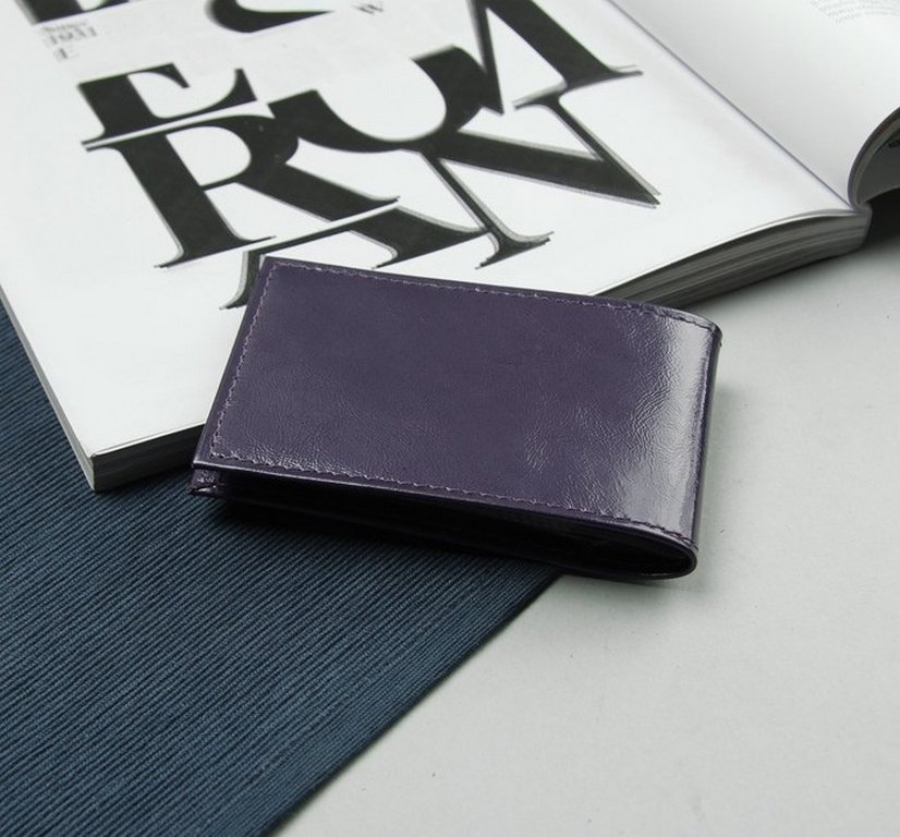 Визитница на 40 визиток Alliance 105*65мм, нат.кожа, фиолетовая (кляс. на 1 виз.)