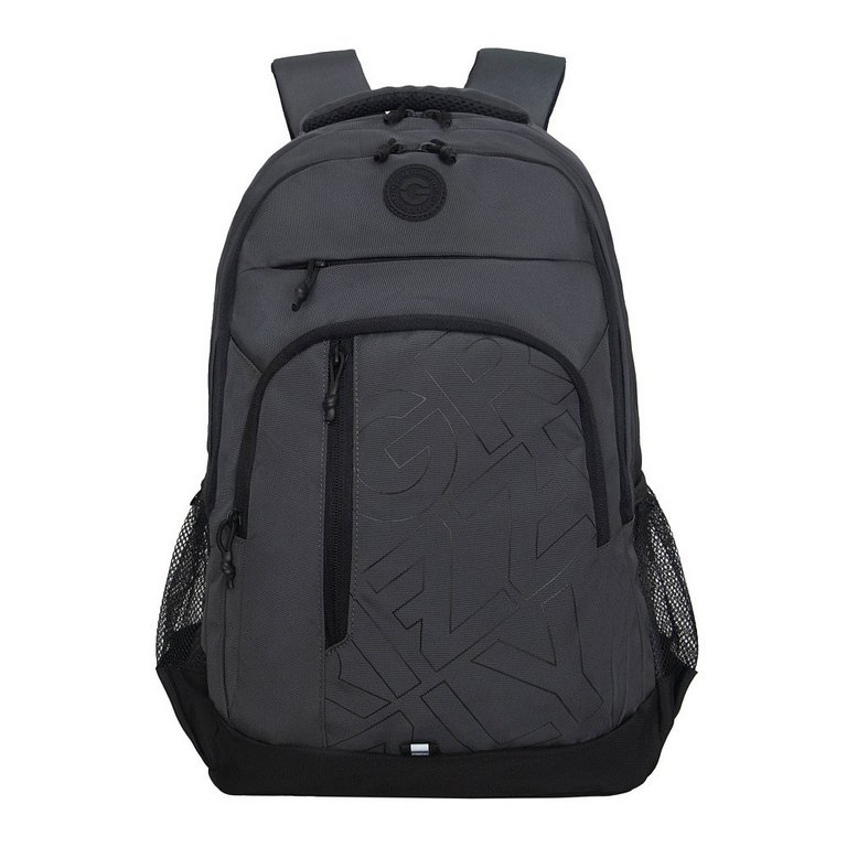 Рюкзак молодежный мужской Grizzly 47*32*17 см., серый