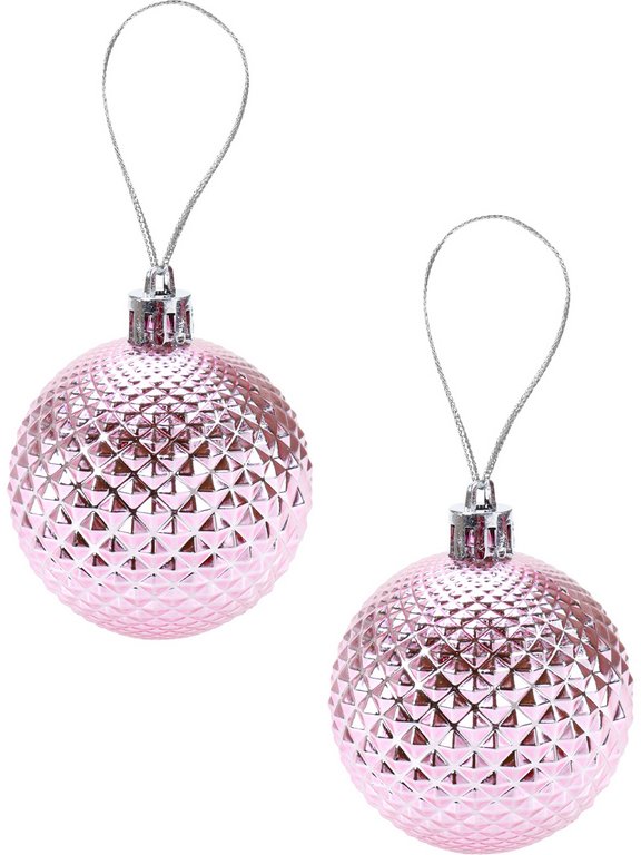 Набор шаров  цвет розовый 60 мм 12шт "Мечта" (ассотри)