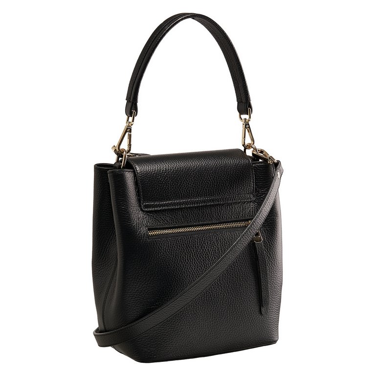 Сумка женская Dr.Koffer нат.кожа, черный