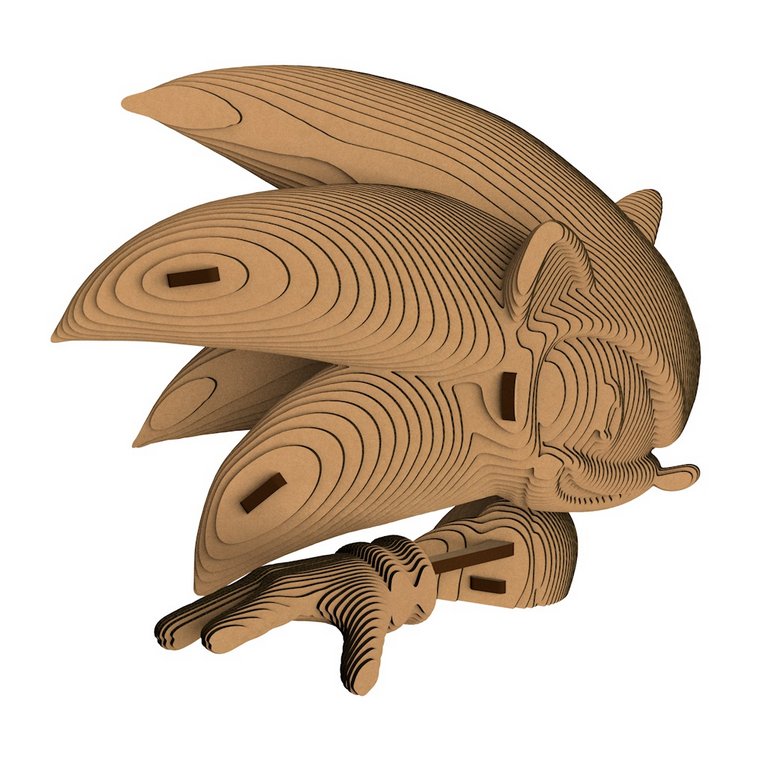 Сборная модель из гофрокартона "Соник" h=16см, 208 дет., 6+, 5cult