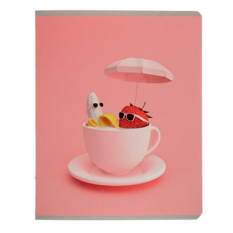 Тетрадь 48 лист кл. А5 на скрепке "В очках"