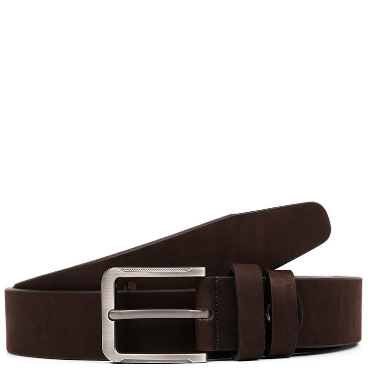 Ремень FABRETTI мужской, натуральная кожа, размер 125, коричневый