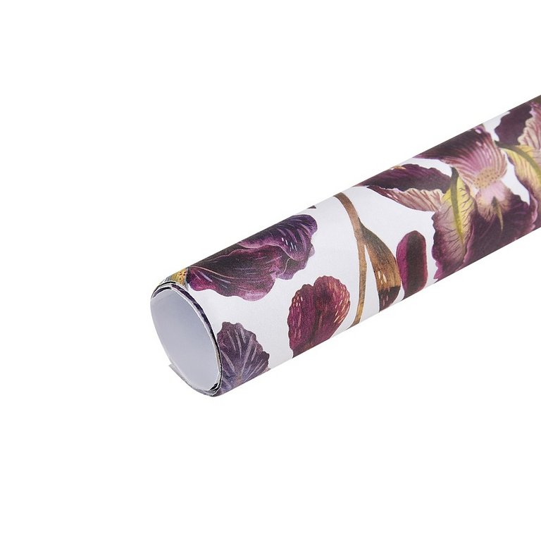 Бумага упаковочная 70*100см  в рулоне "Flora. Ирисы" BrunoVisconti