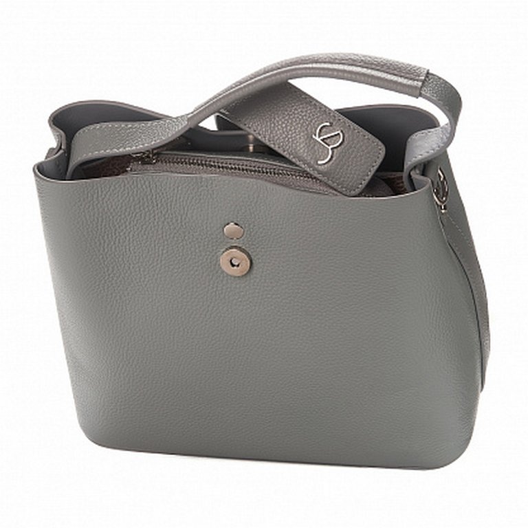 Сумка женская Jane's Story голубая, нат. кожа