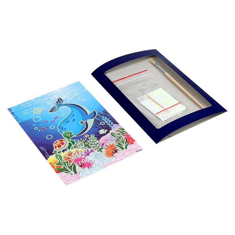 Аппликация с неоном "Тайны моря" Фантазер