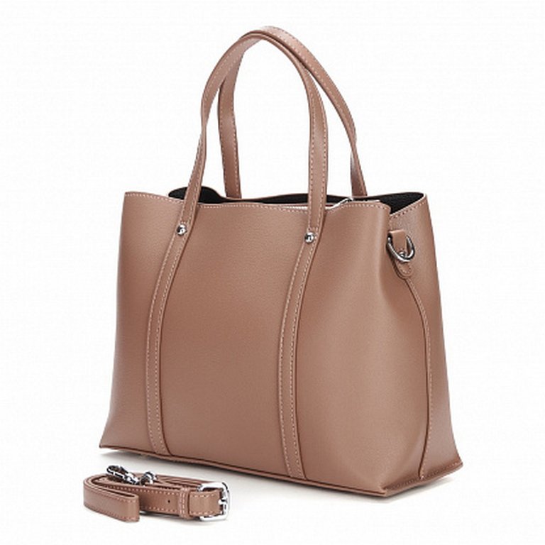 Сумка женская Jane's Story бежевая, нат. кожа