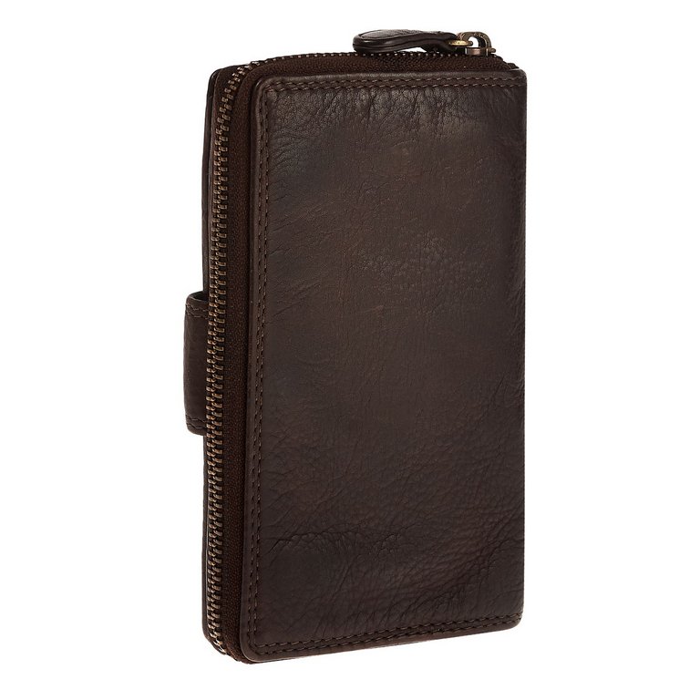 Портмоне Dr.Koffer 16*10 см нат. кожа, коричневый