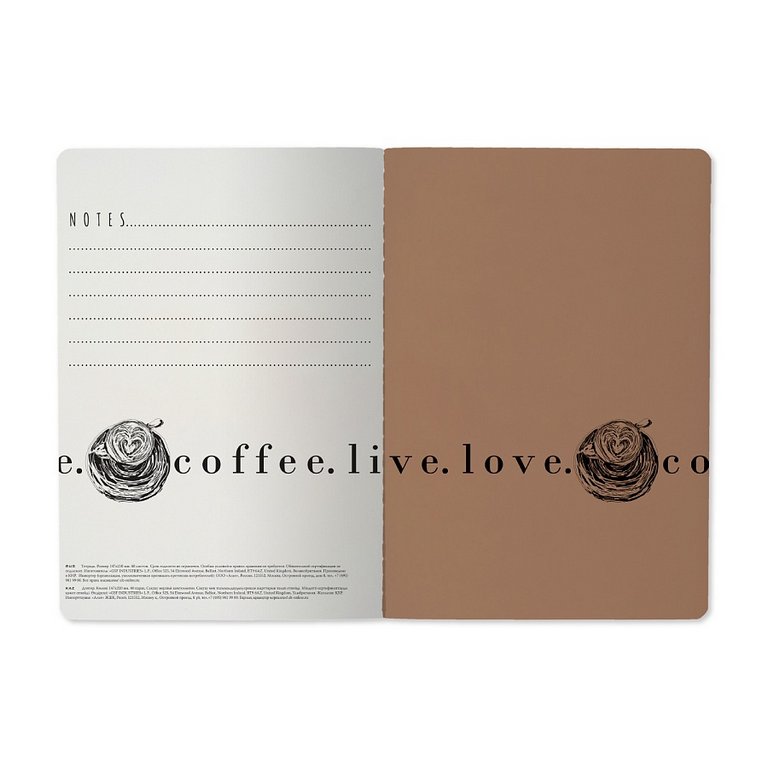 Тетрадь 40 лист в точку  А5 на сшивке МИКС 8 ДИЗАЙНОВ BrunoVisconti