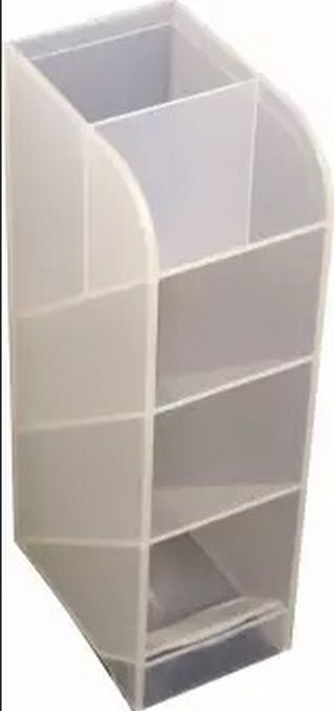 Подставка наст д/канц. принадлеж. Deli 5отд. 205х59х93мм прозрачный