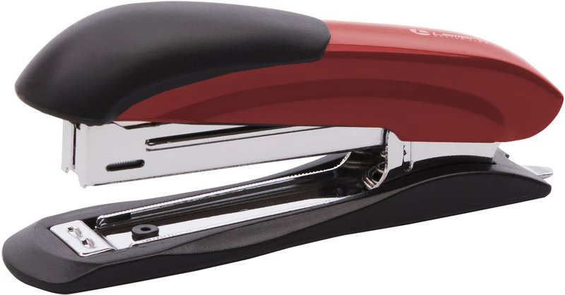 Степлер № 10 до 12л металлический, Lamark Ulrich, красный с антистеплером Степлер № 10 до 12л металлический, Lamark Ulrich, красный с антистеплером