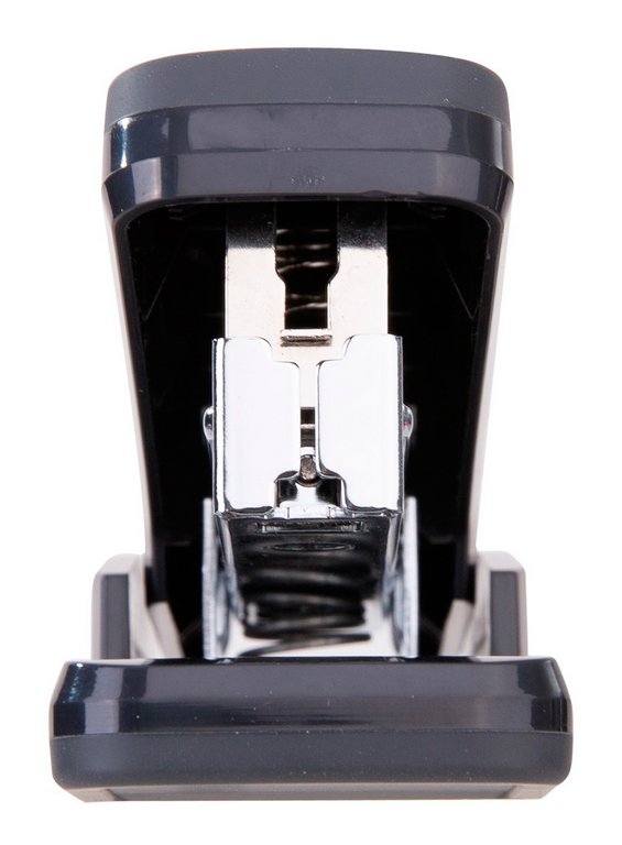 Степлер 24/6 до 25л металлический Deli "Exceed" прорезин. корпус, черный