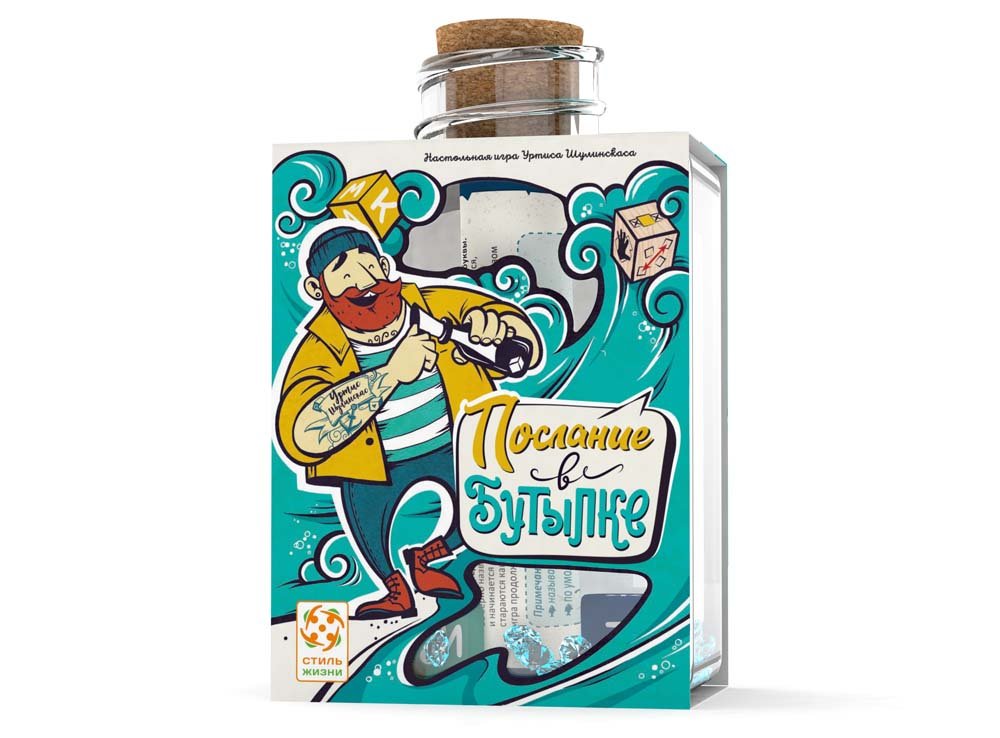 Игра настольная  .8+ "Послание в бутылке" Стиль Жизни
