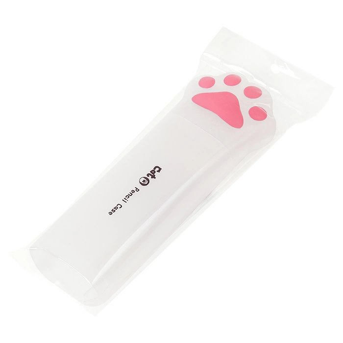 Пенал-тубус для девочки Darvish "Лапка" 18,5*7*3,5см, пластик