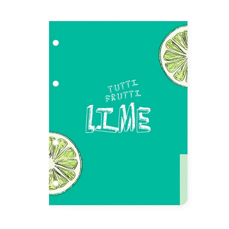 Разделители для тетради на кольцах А5 4л. "FRESH & FRUITY"