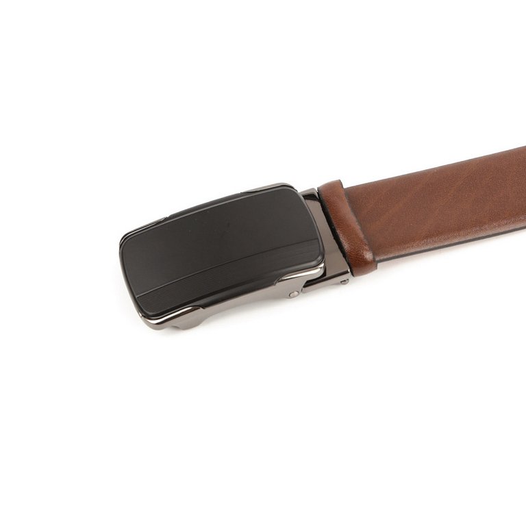 Ремень FABRETTI мужской, натуральная кожа, размер 120, коньячный