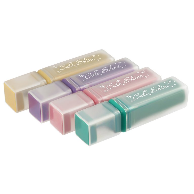 Набор текст-маркеров  4 шт  MINI MESHU "Shine" 1-5 мм (желт, фиолет, розов, зелен)