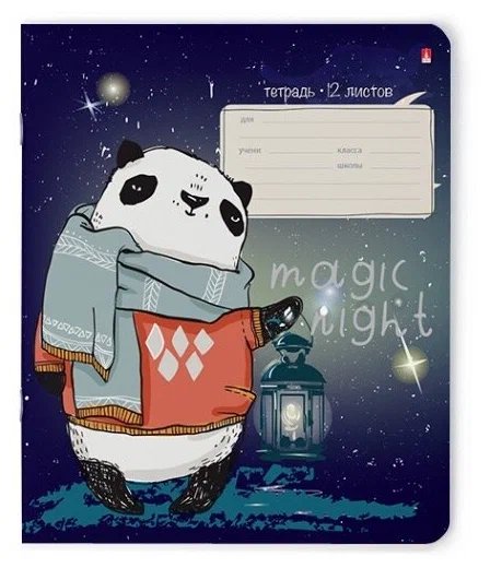 Тетрадь 12 лист кл. А5 "MAGIC NIGHT" 5 видов