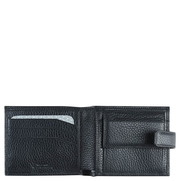 Портмоне D.Morelli мужское "Texas" с хляст., нат.кожа, цвет черный