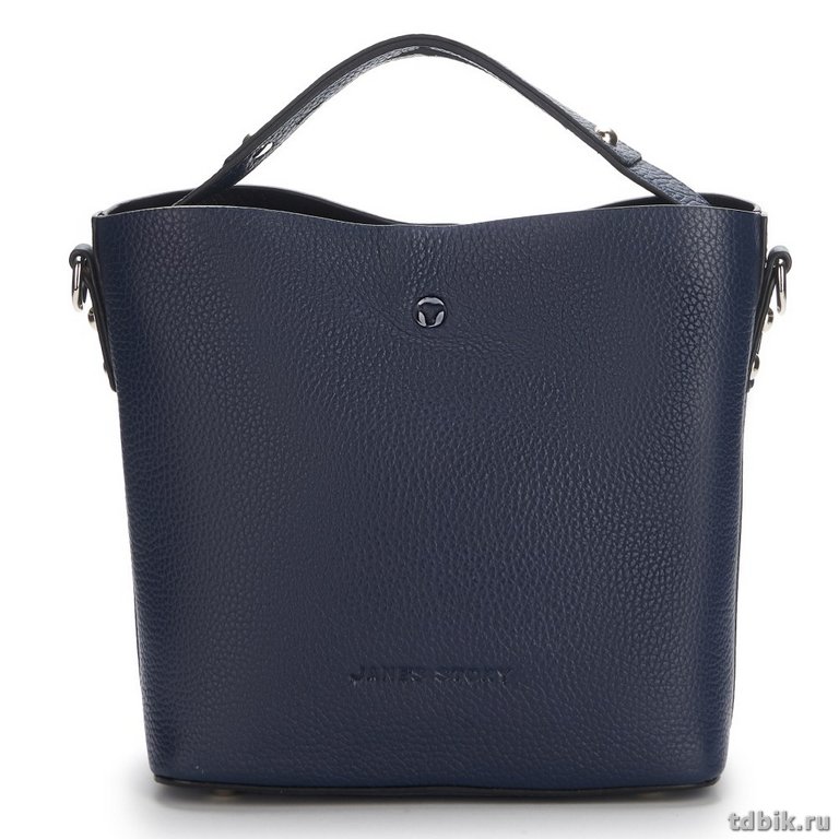 Сумка женская Jane's Story 21х20х11см, нат.кожа, синяя
