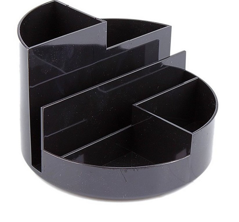 Подставка наст д/канц. принадлеж. Стамм "Профи" 7 отд. черная