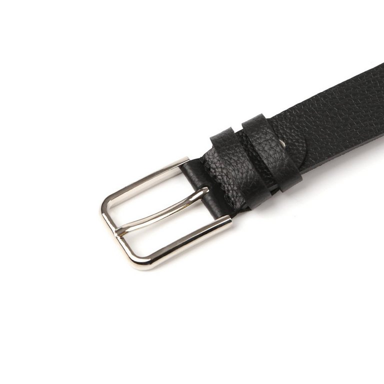 Ремень FABRETTI женский, натуральная кожа, размер 120, черный