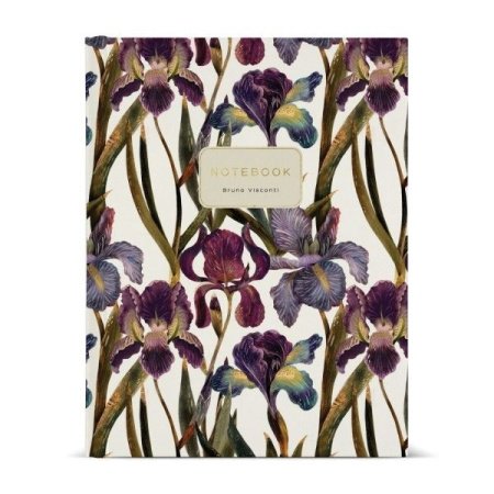 Тетрадь 80 лист кл. А5 на кольцах со сменным блоком "FLORA.ИРИСЫ"