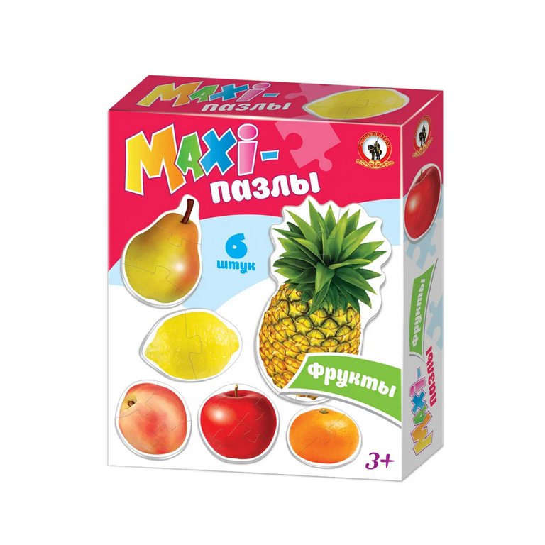 Пазлы MAXI  18 дет. "Фрукты" Русский стиль