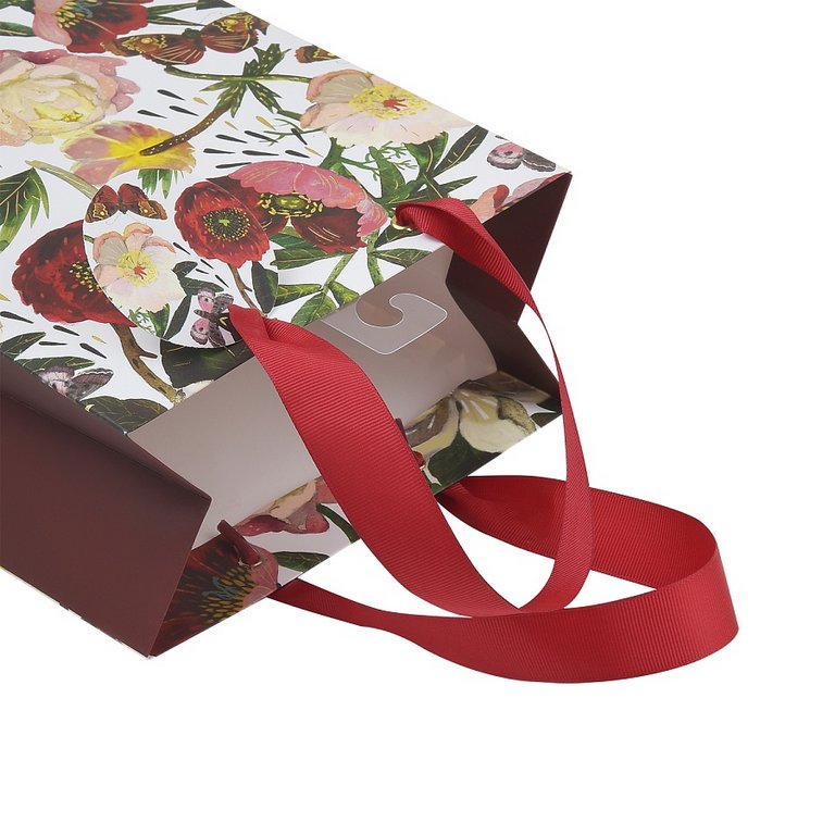 Пакет бумажный 18*23см матовый "Flora. Пионы" BrunoVisconti