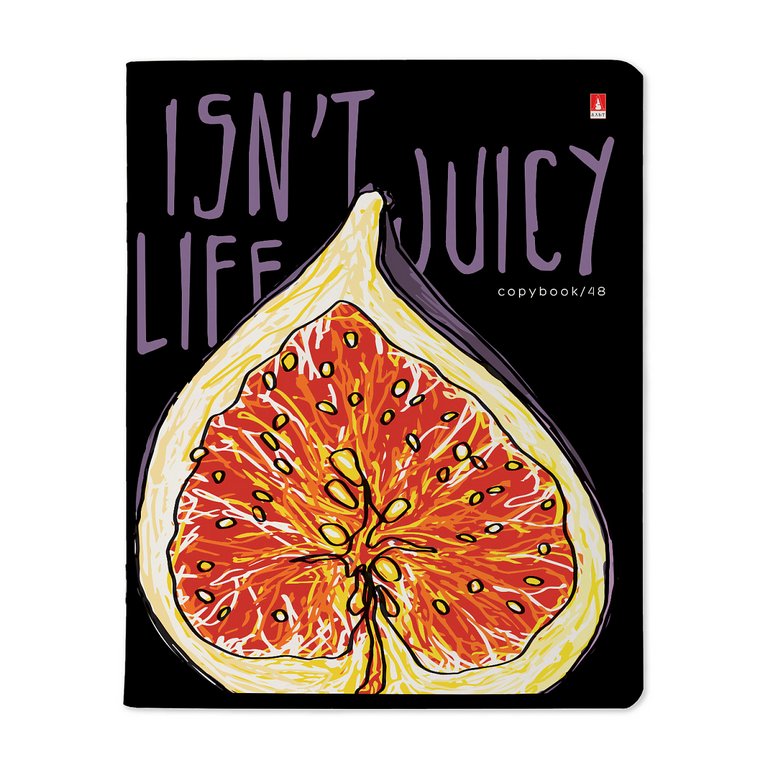 Тетрадь 48 лист кл. А5 на скрепке "JUICY LIFE" 5 ВИДОВ