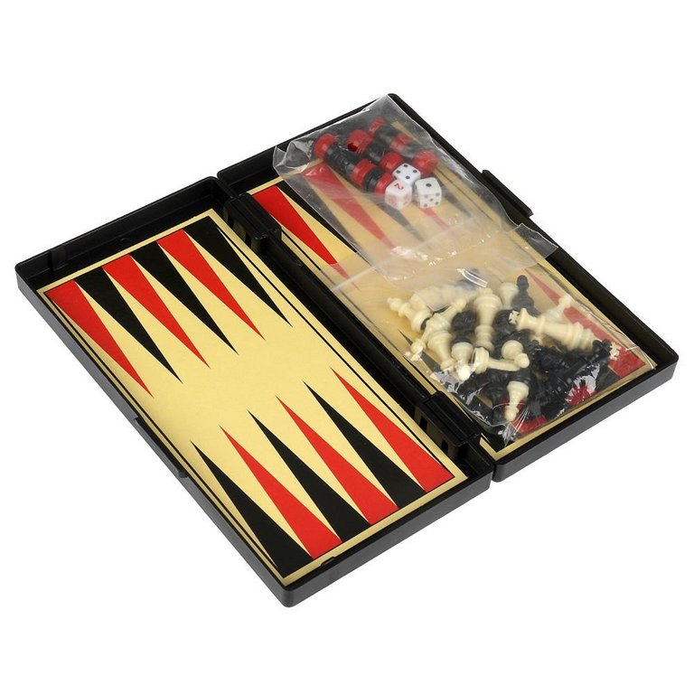 Игра настольная Шахматы, шашки, нарды (пластик) магнитные ИГРАЕМ ВМЕСТЕ