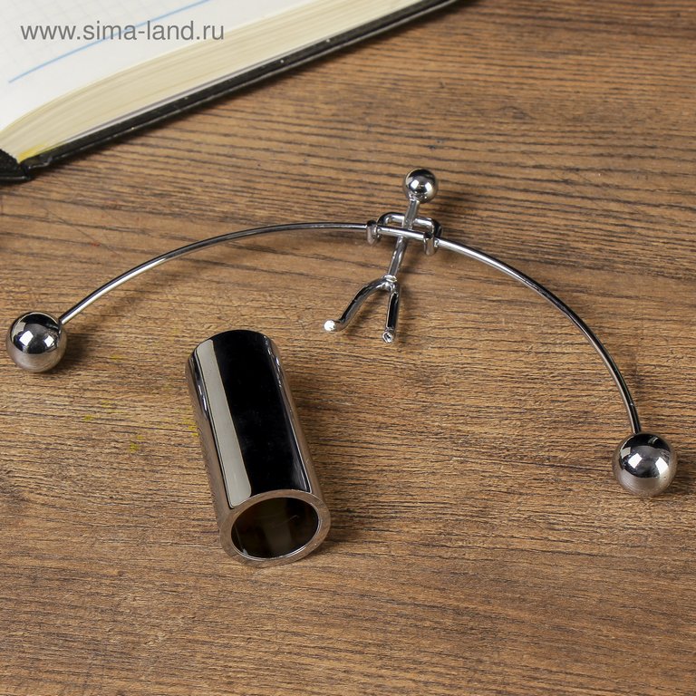 Маятник "Штангист" 11х18х2,7 см (металл)