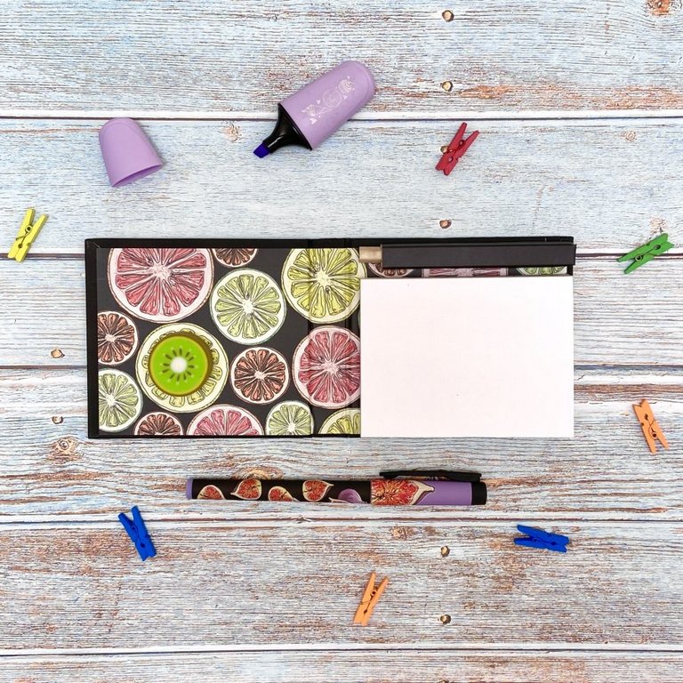 Блокнот А7 100л., 110*95 мм, без линовки "MEMORY  JOURNAL" МИКС 2, отрывной блок+карандаш