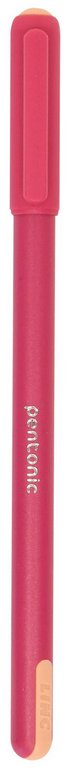 Ручка шариковая масляная Linc Pentonic Color  0,7мм синяя (однораз., линия 0,35мм) игольч.