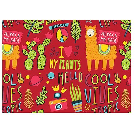 Обложка для студенческого билета из ПВХ  7,8*21,6  "Tropic life"