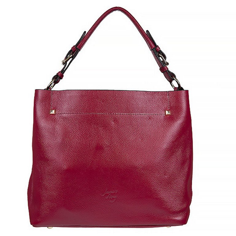 Сумка женская Jane's Story фиолетовая, нат.кожа