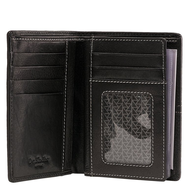 Обложка для автодокументов Dr.Koffer нат. кожа, черный